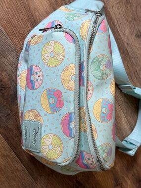 Loungefly Pastel Donut Print Light Blue Crossbody Bag